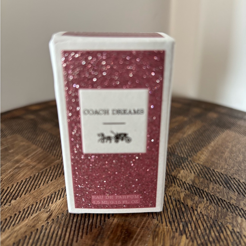 Coach Dreams Eau de Parfum - Glitter Pink Box Travel size. NIB